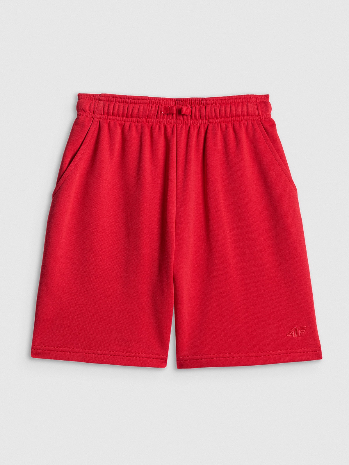 4F Spodenki dresowe dziewczęce - czerwone 164 (13-14 lat)