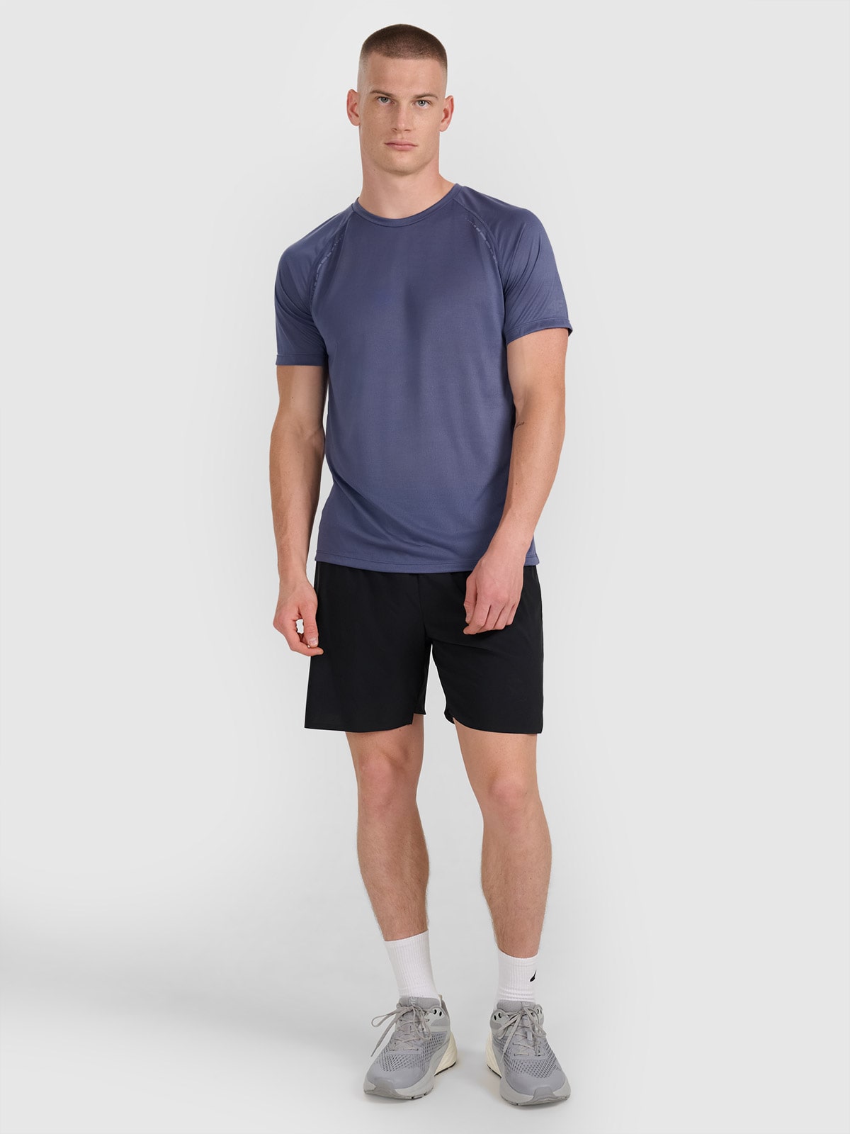 4F Spodenki do biegania szybkoschnące męskie - czarne XL