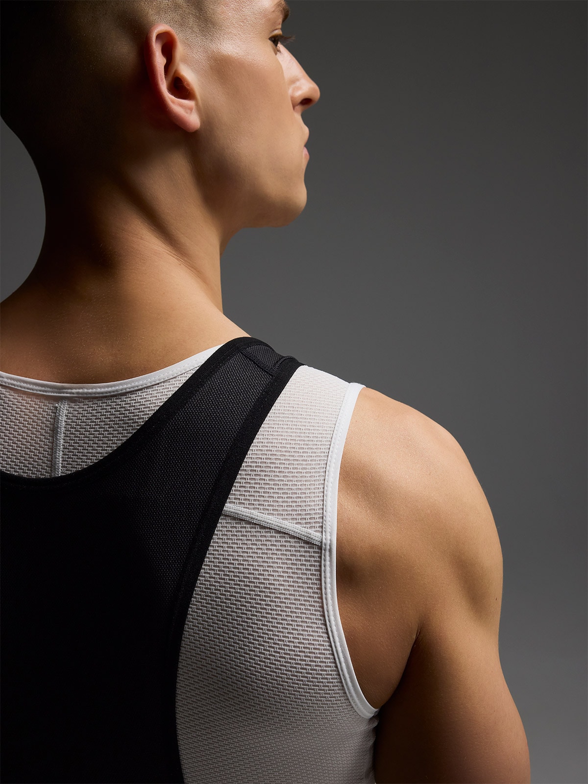 4F Potówka kolarska męska - biała M