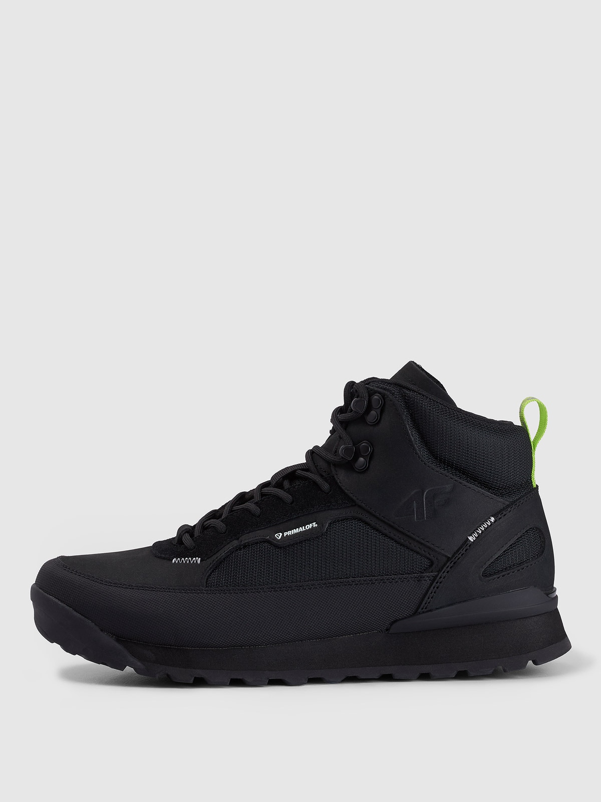 4F Buty przejściowe HEX skórzane męskie - czarne 43