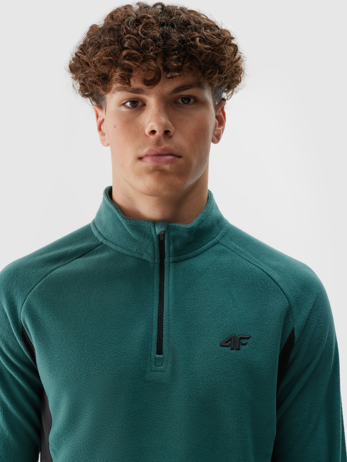 4F Bielizna termiczna polarowa (góra) męska - turkusowa XXL