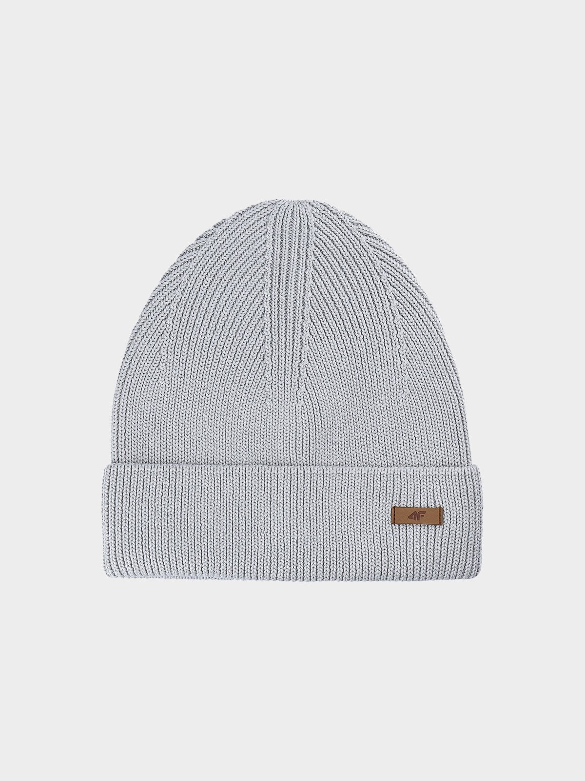 4F Czapka zimowa męska - szara L