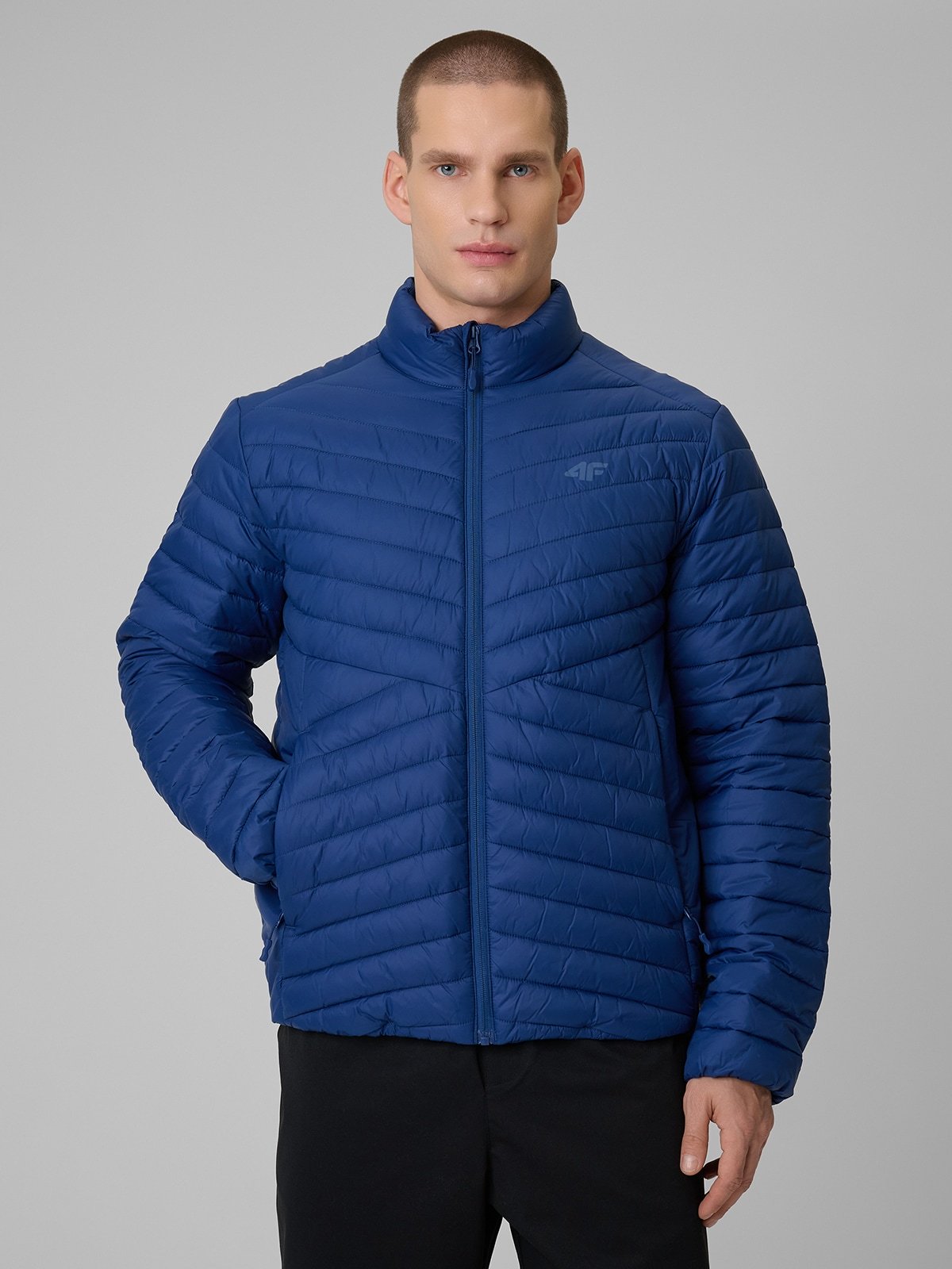 4F Kurtka z wypełnieniem syntetycznym męska - granatowa M