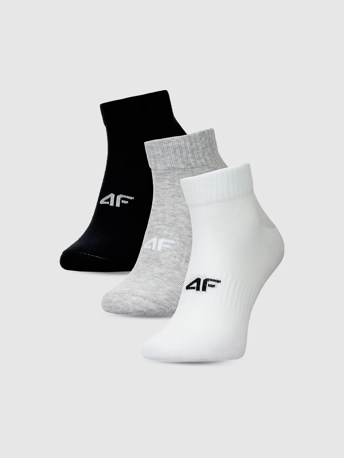 4F Skarpetki casual za kostkę (3-pack) damskie - multikolor 39-42