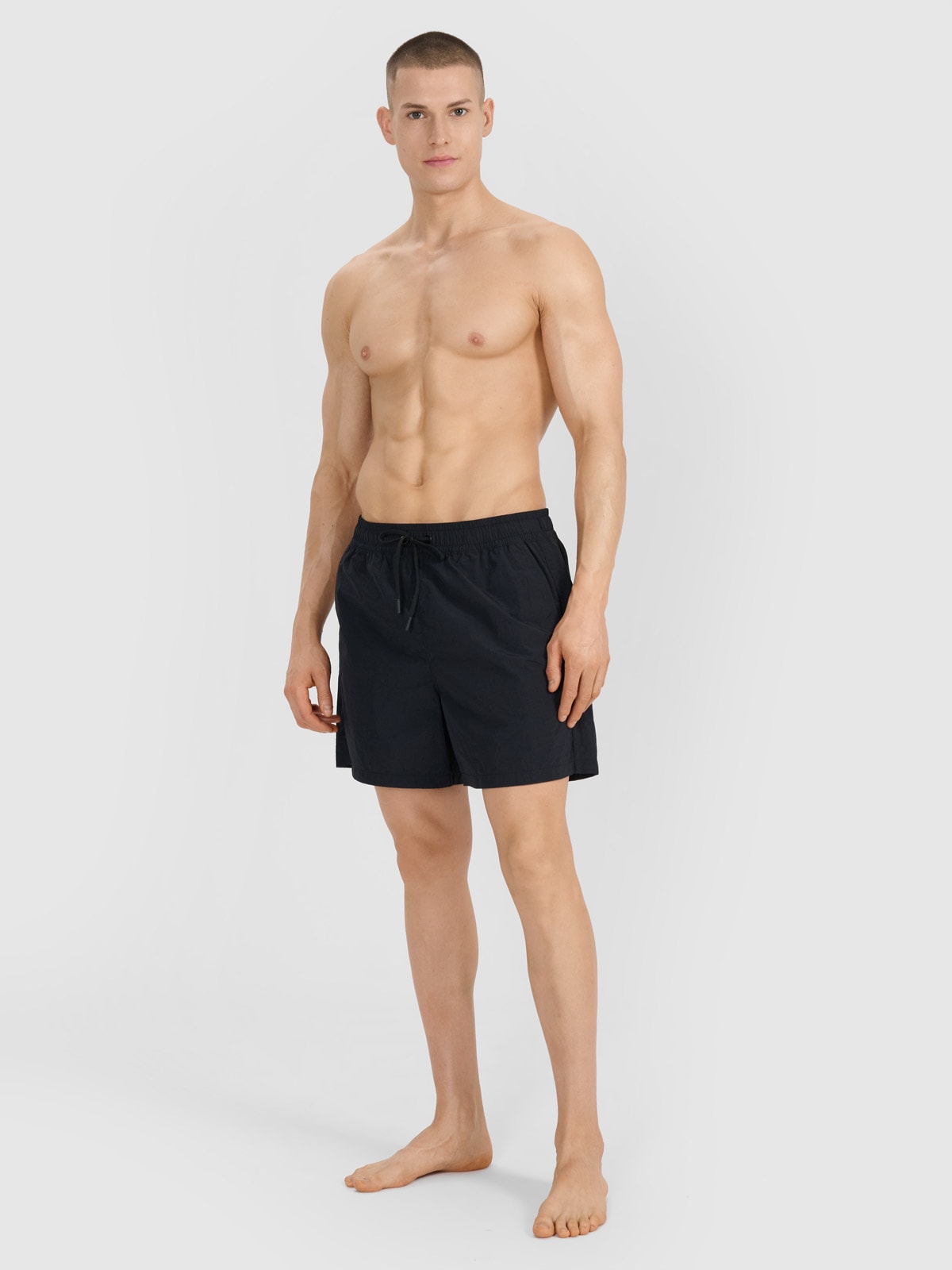 4F Spodenki plażowe boardshorty męskie - czarne S