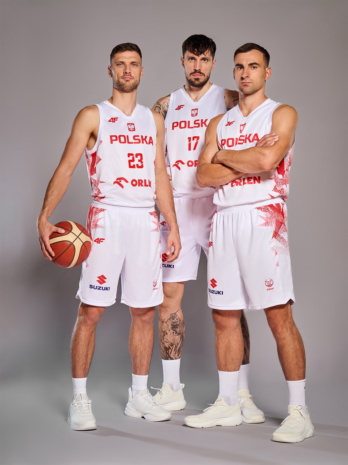 4F Koszulka reprezentacyjna z możliwością personalizacji męska 4F x PZKOSZ - biała S