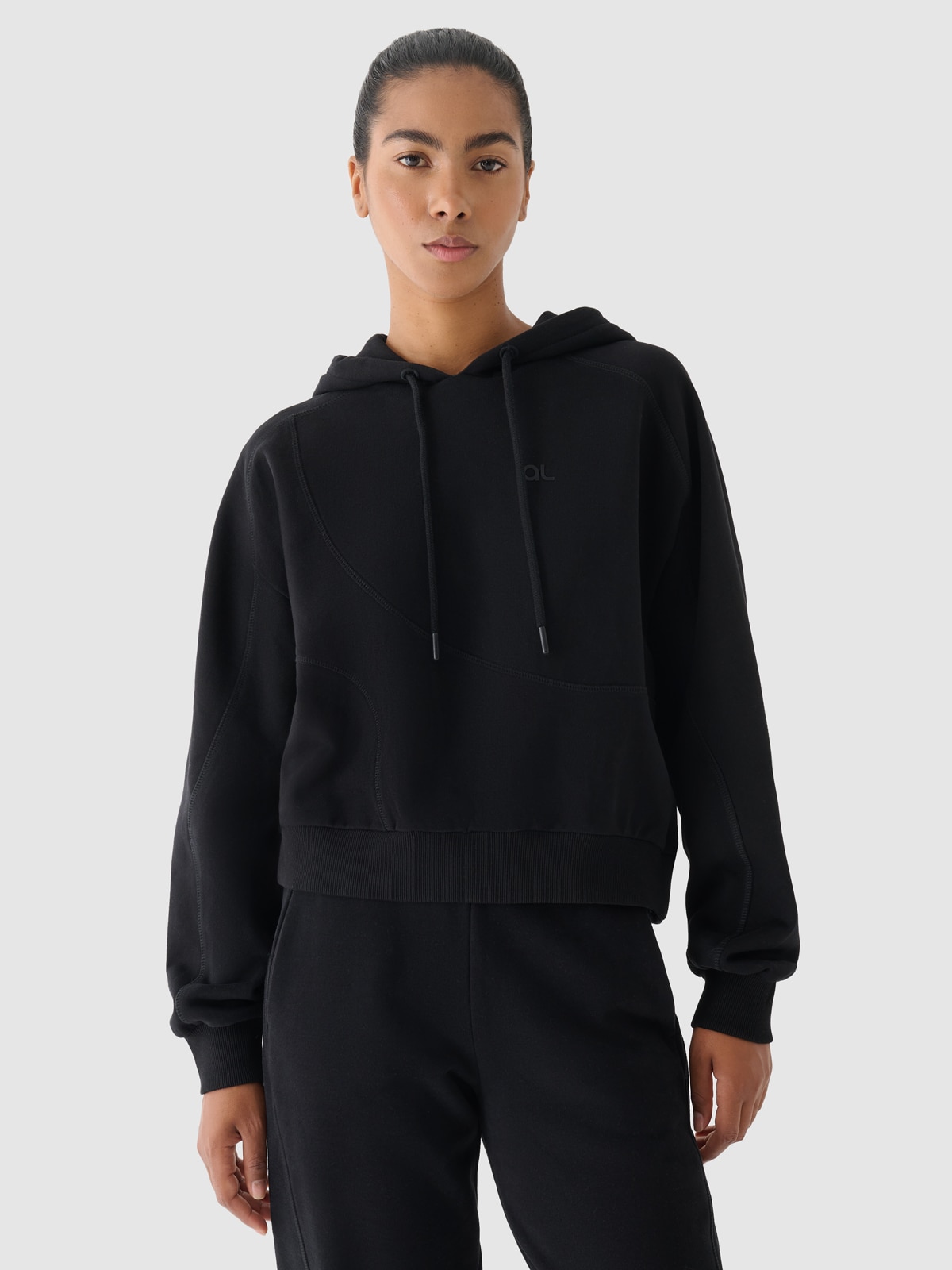 4F Bluza dresowa z kapturem damska 4F x Anna Lewandowska - czarna L