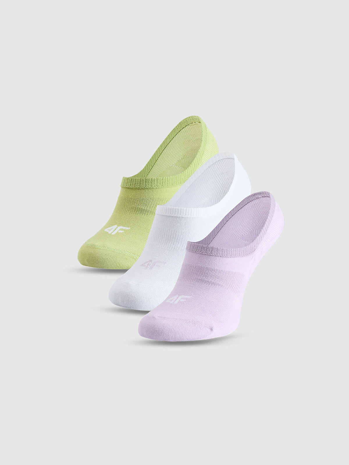 4F Skarpetki casual stopki (3-pack) damskie - multikolor 39-42