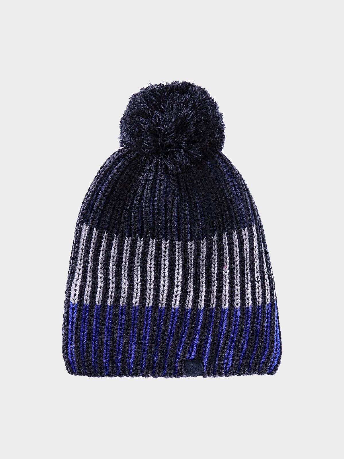 4F Czapka zimowa chłopięca - granatowa Uniwersalny