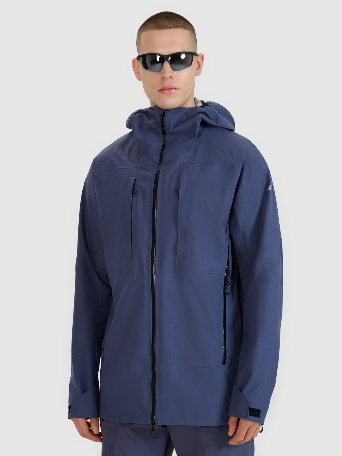 4F Kurtka trekkingowa membrana 20000 męska - szara 3XL