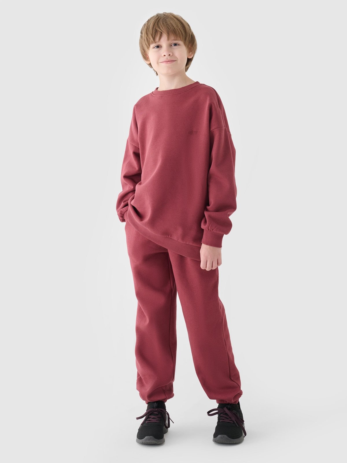 4F Spodnie dresowe dziecięce - czerwone 140 (9-10 lat)