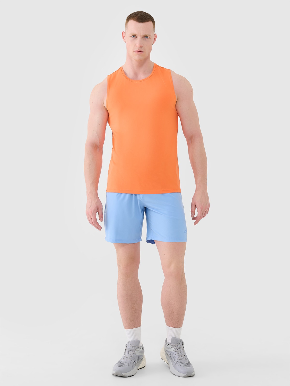 4F Spodenki treningowe szybkoschnące męskie - niebieskie XL