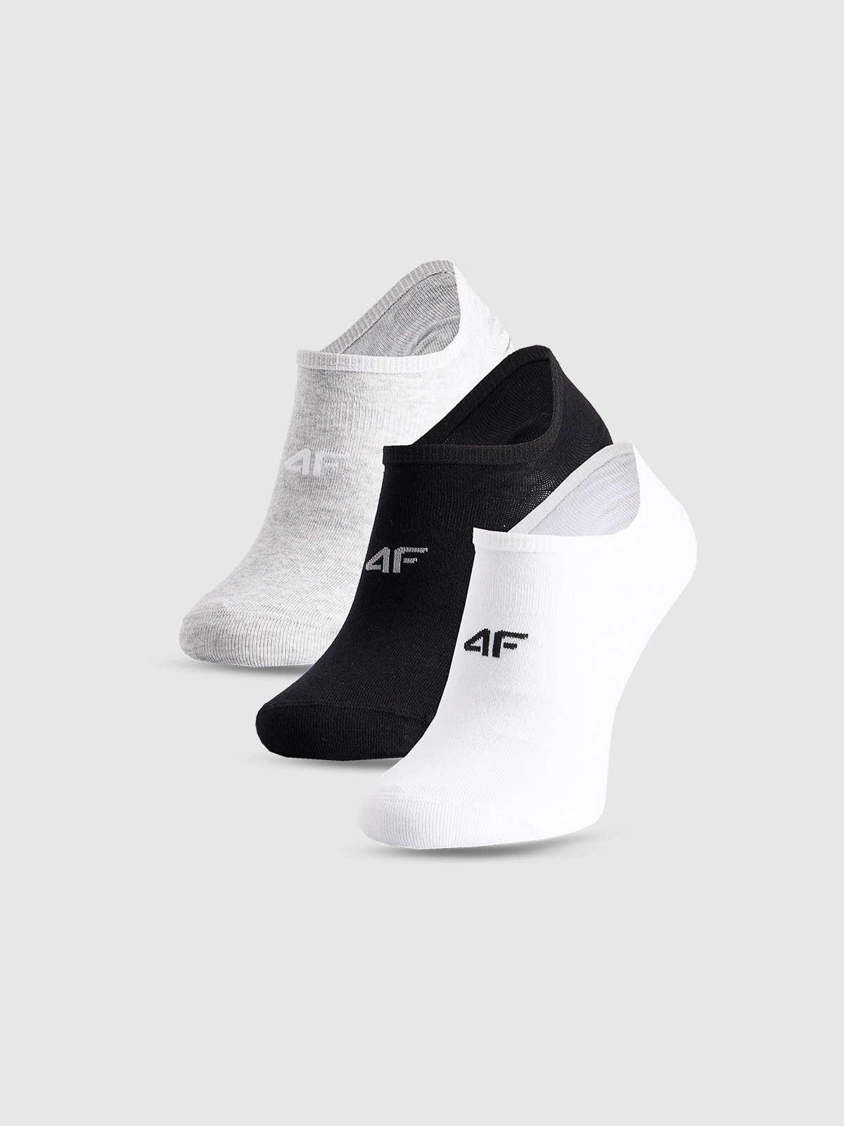 4F Skarpetki casual stopki (3-pack) męskie - multikolor 43-46
