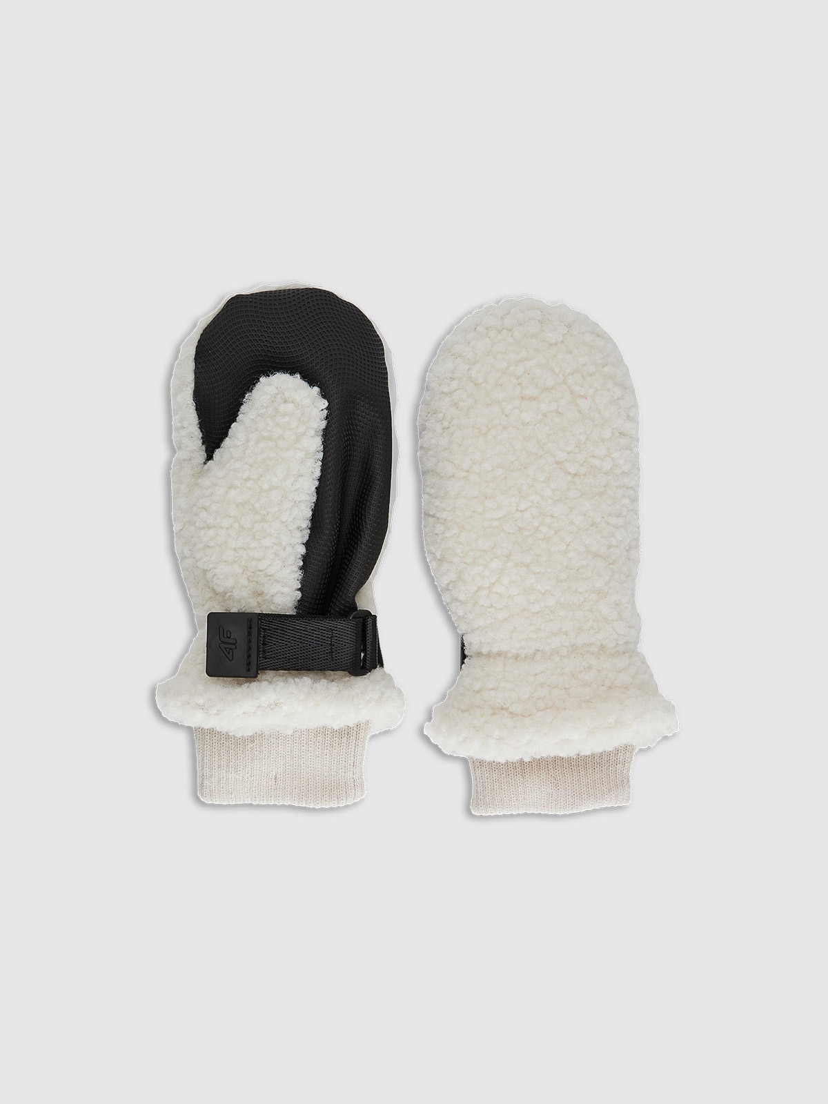 4F Rękawiczki z jednym palcem dziecięce - beżowe S/M