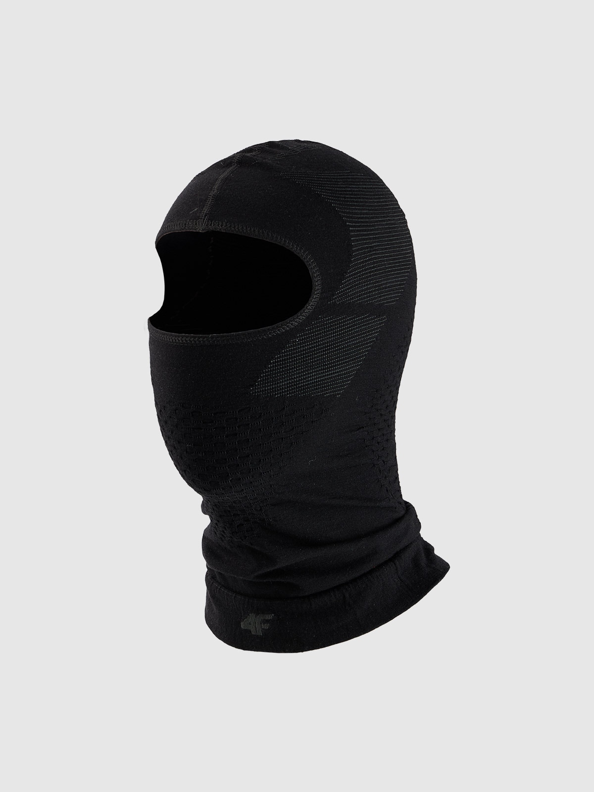 4F Kominiarka z wełną merino uniseks - czarna L/XL