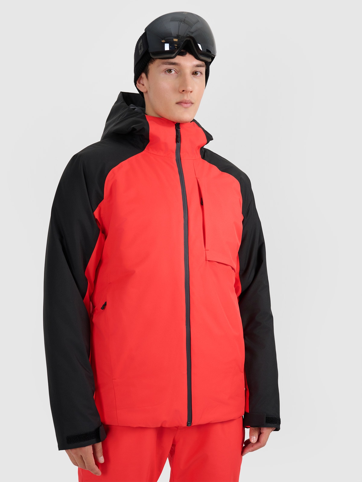 4F Kurtka narciarska membrana 5000 męska - czerwona XXL