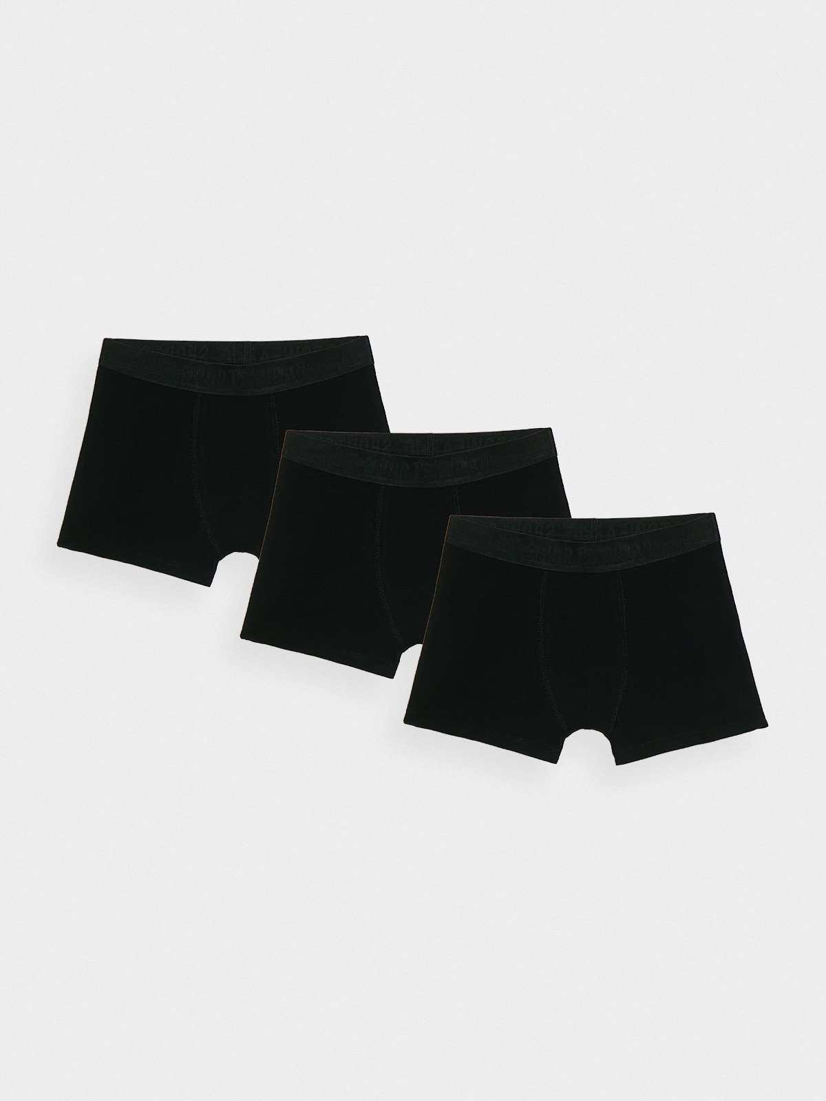 4F Bielizna bokserki (3-pack) chłopięce - czarne 146/152 (10-12 lat)