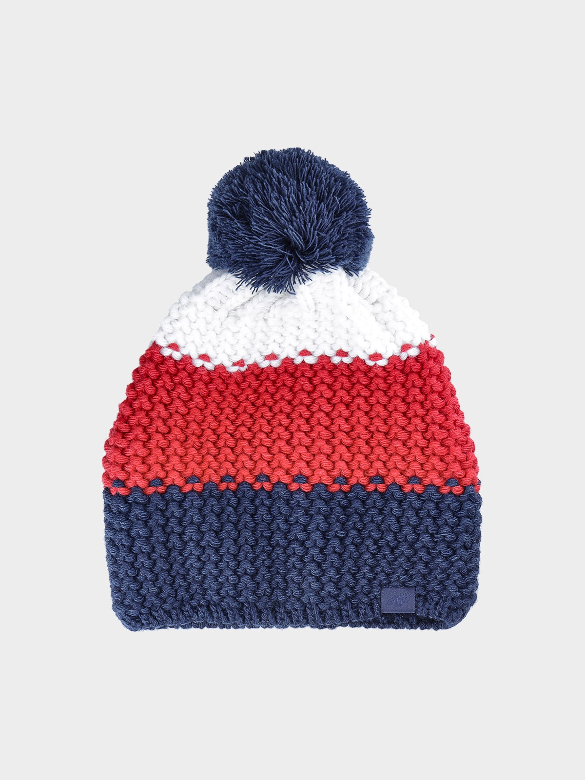 4F Czapka zimowa z pomponem męska - multikolor M