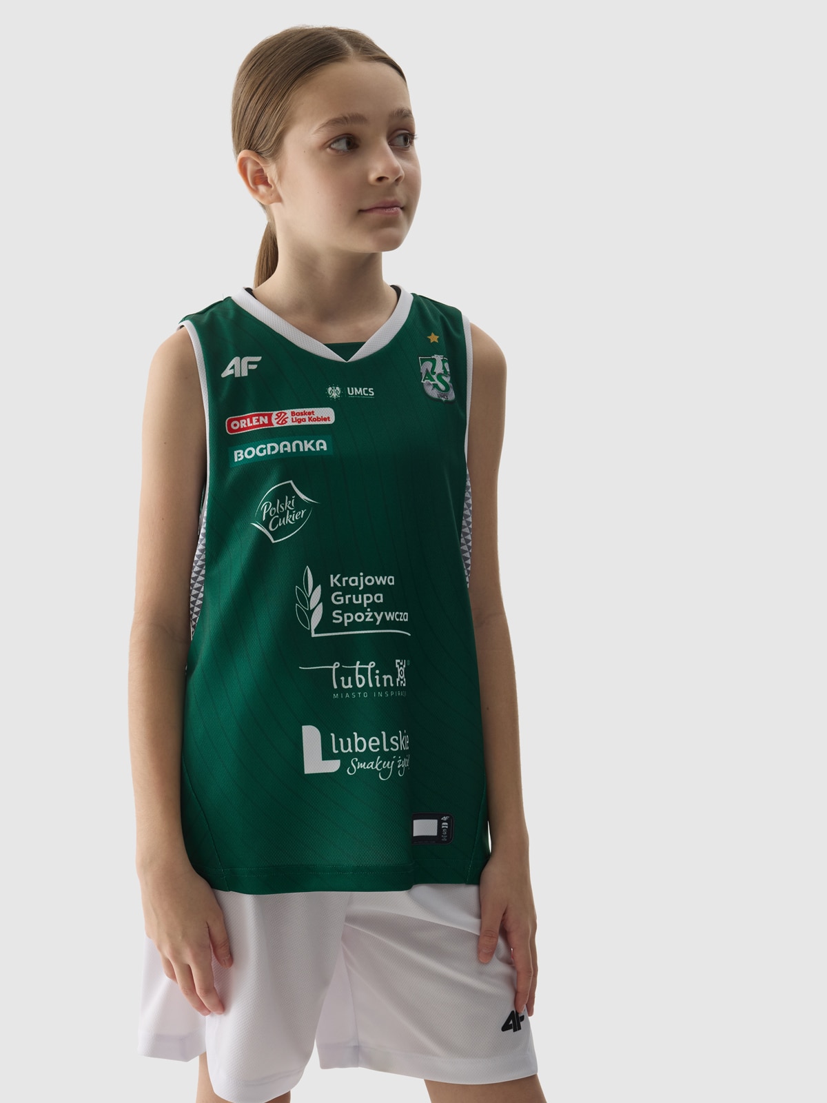 4F Tank top replika wyjazdowy z sezonu 2023/24 dziecięcy 4F x AZS UMCS Lublin - multikolor 122/128 (6-8 lat)