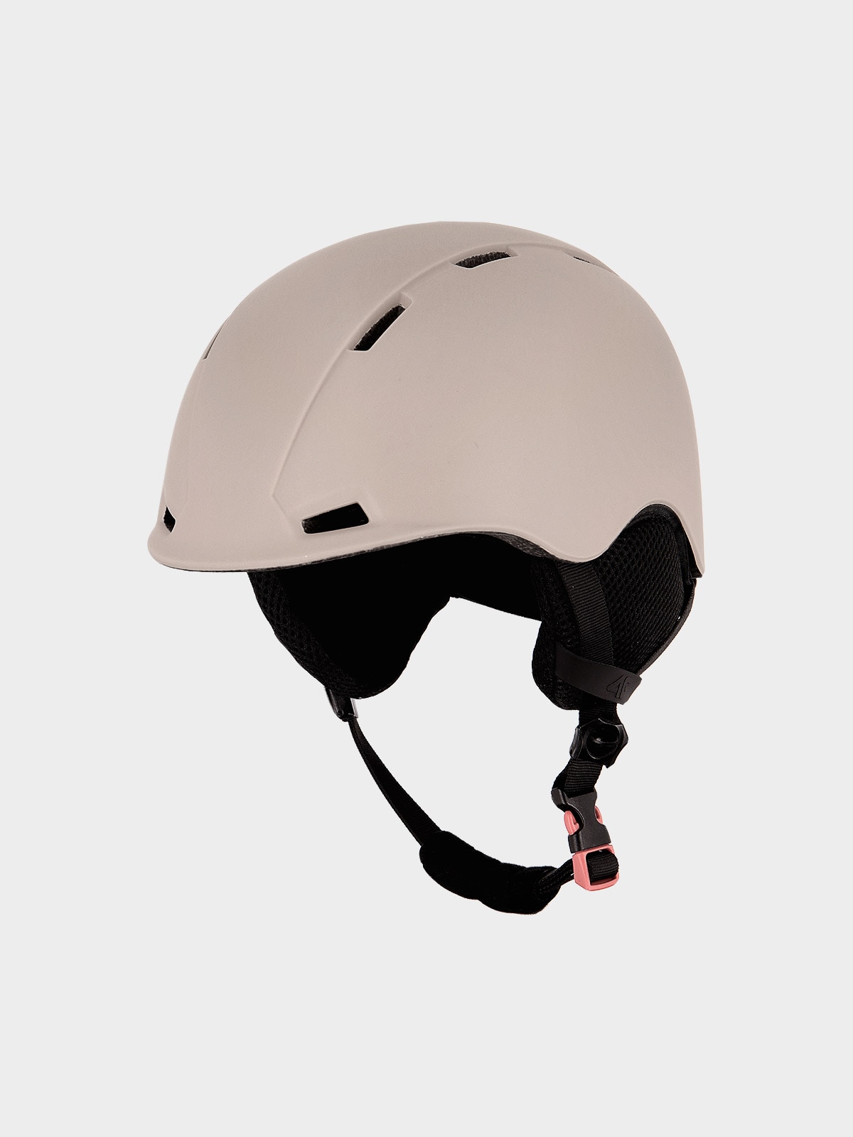 4F Kask narciarski dziecięcy - beżowy M (55-58cm)
