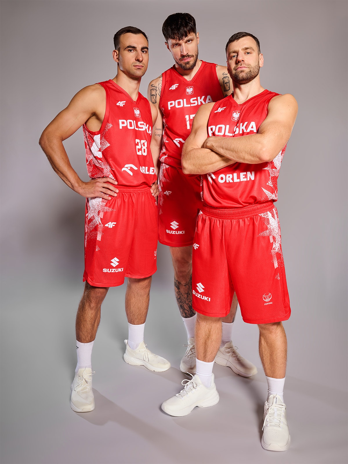 4F Koszulka reprezentacyjna z możliwością personalizacji męska 4F x PZKOSZ - czerwona 3XL