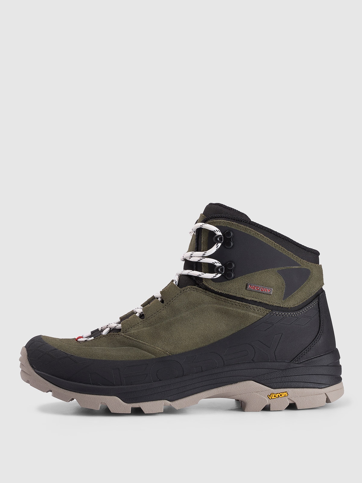 4F Wysokie buty trekkingowe HORIZON z membraną męskie - zielone 45