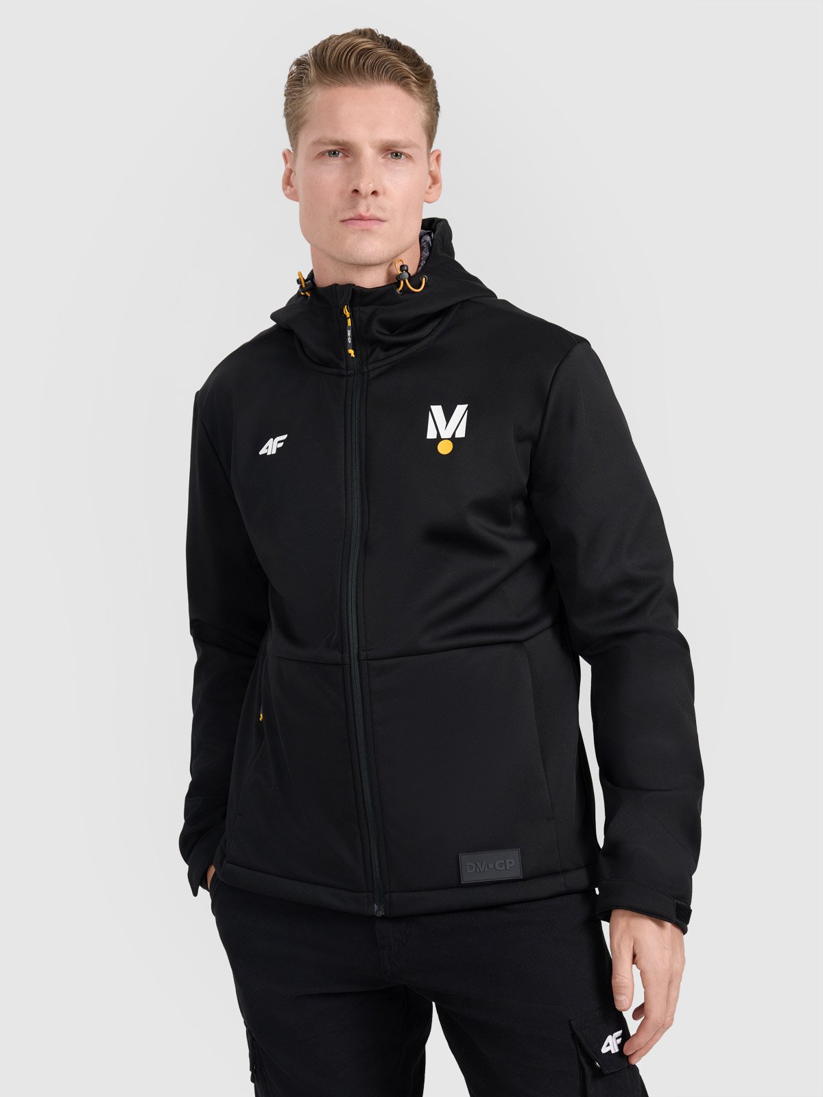 4F Kurtka softshell wiatroodporna membrana 5000 uniseks 4F x Drift Masters - czarna S