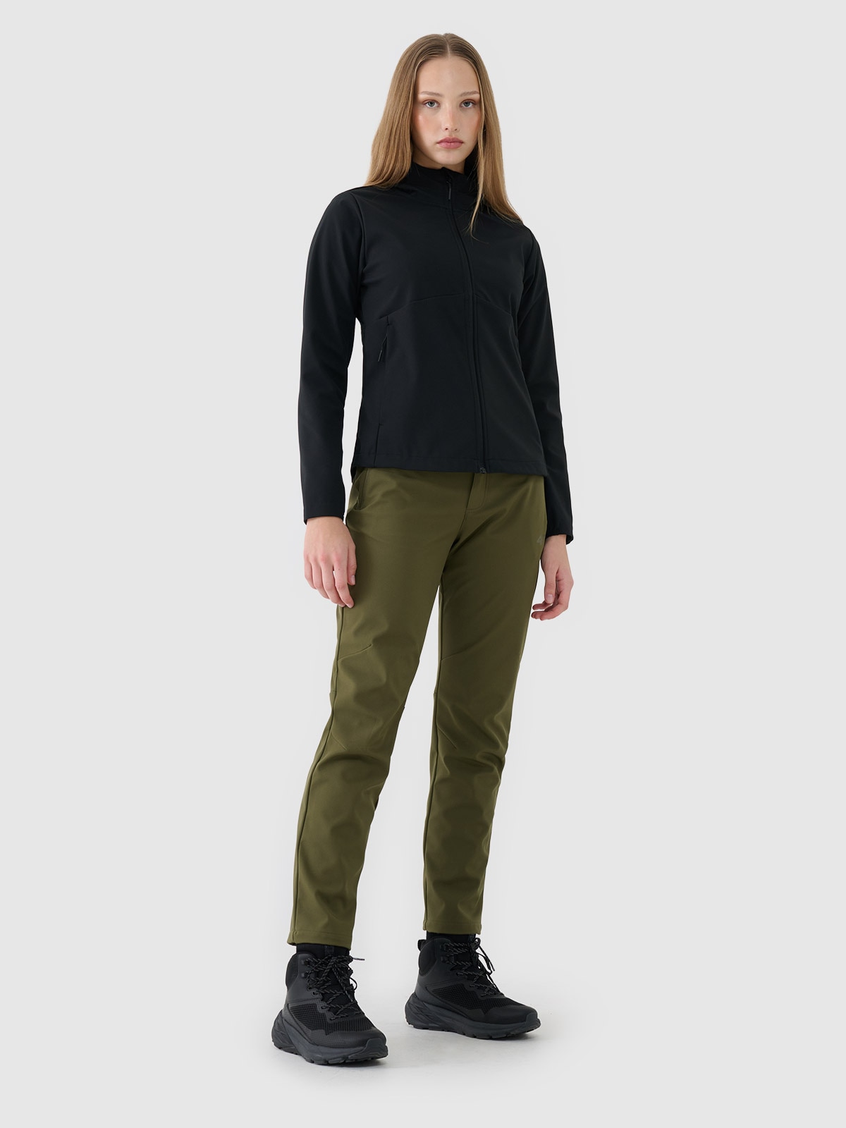 4F Wysokie buty trekkingowe SPEED HIKER z membraną damskie - czarne 38