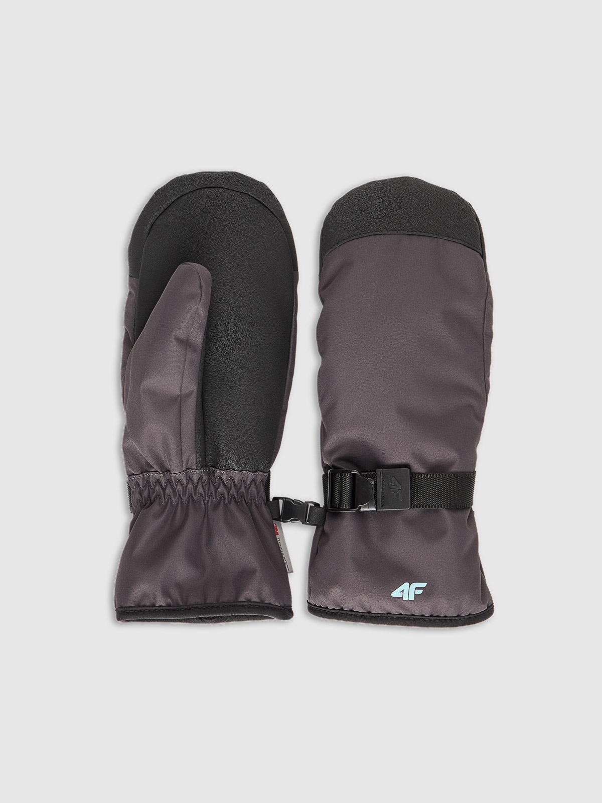 4F Rękawiczki narciarskie Thinsulate dziewczęce - szare XL
