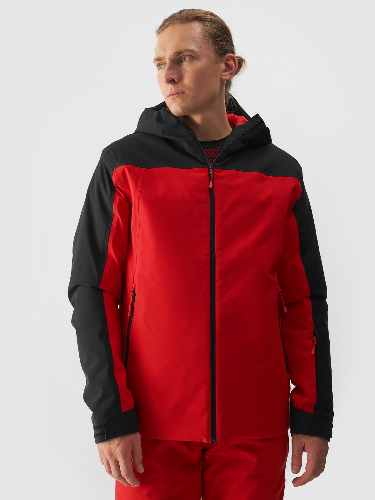 4F Kurtka narciarska membrana 5000 męska - czerwona L