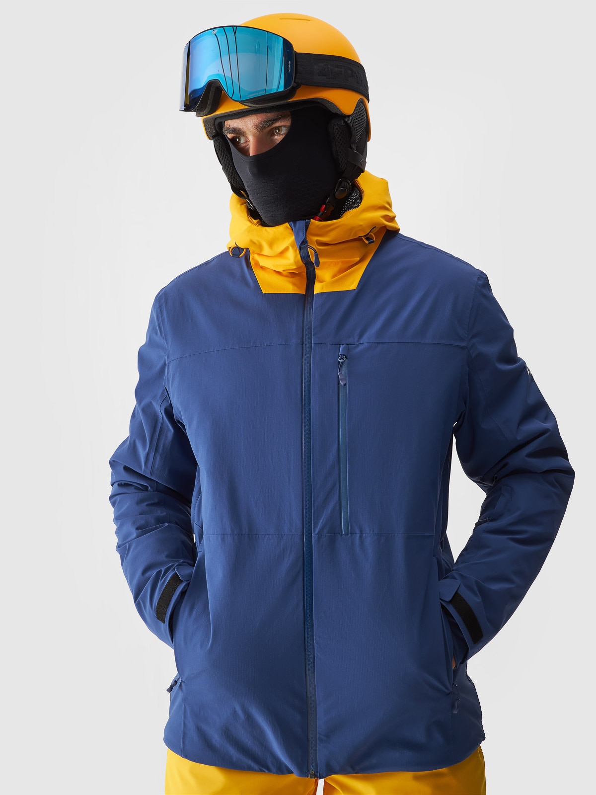 4F Kurtka narciarska membrana 15000 męska - granatowa 3XL