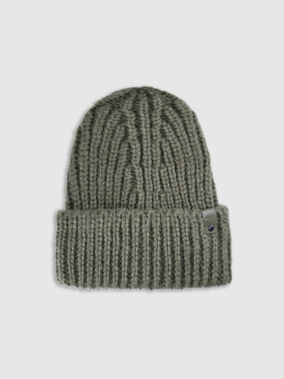 4F Czapka beanie damska - khaki S