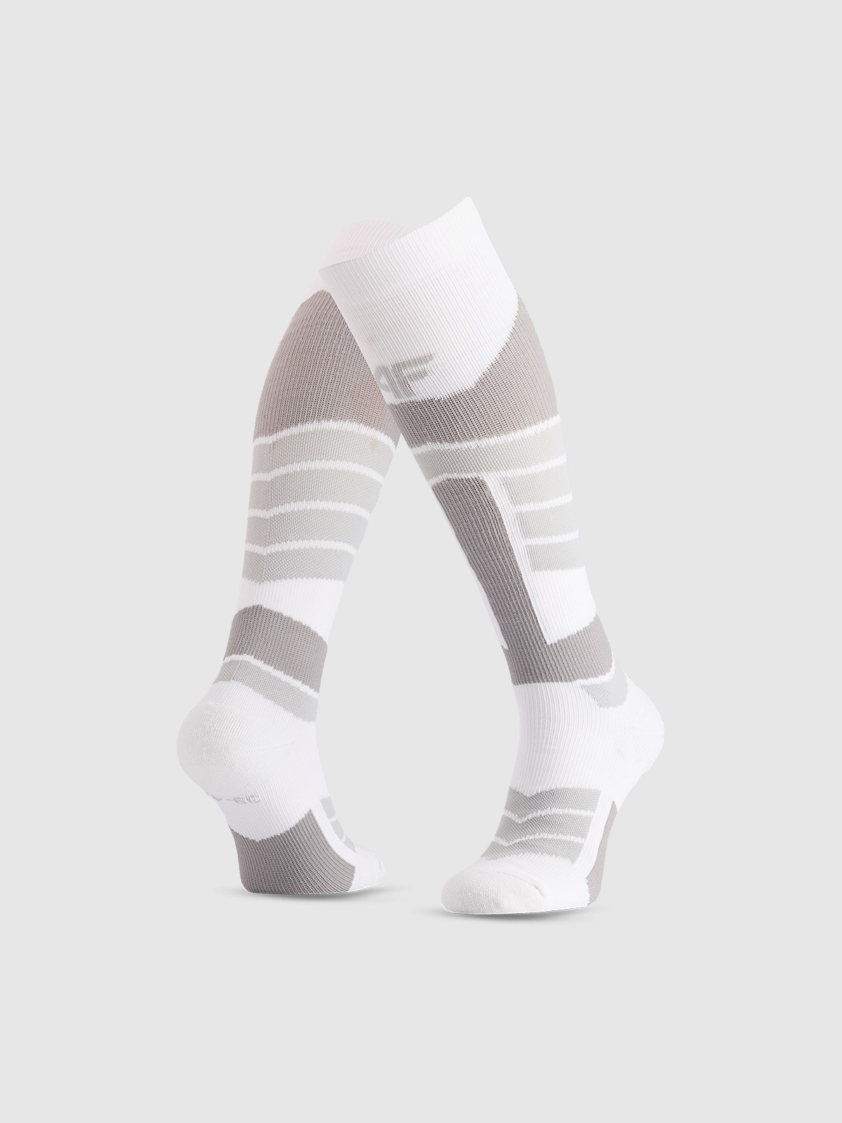4F Skarpety narciarskie męskie - białe 35-38