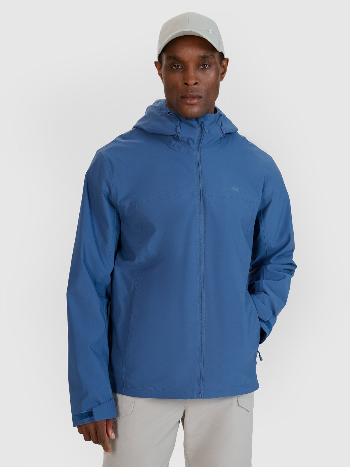 4F Kurtka przejściowa membrana 5000 męska - niebieska S