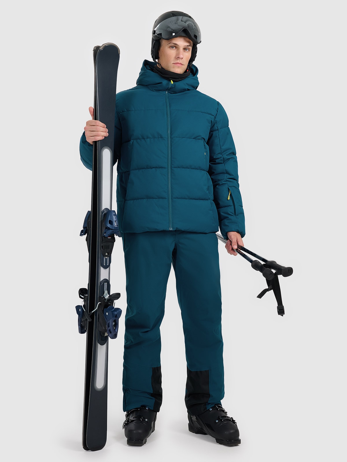 4F Spodnie narciarskie membrana 5000 męskie - granatowe XXL