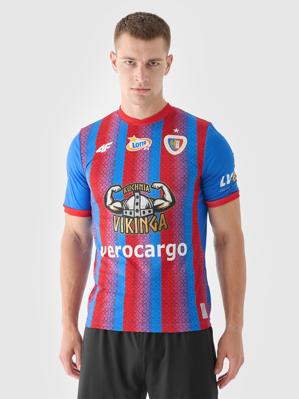 4F Koszulka klubowa domowa z sezonu 2024/25 męska 4F x Piast Gliwice - multikolor XL