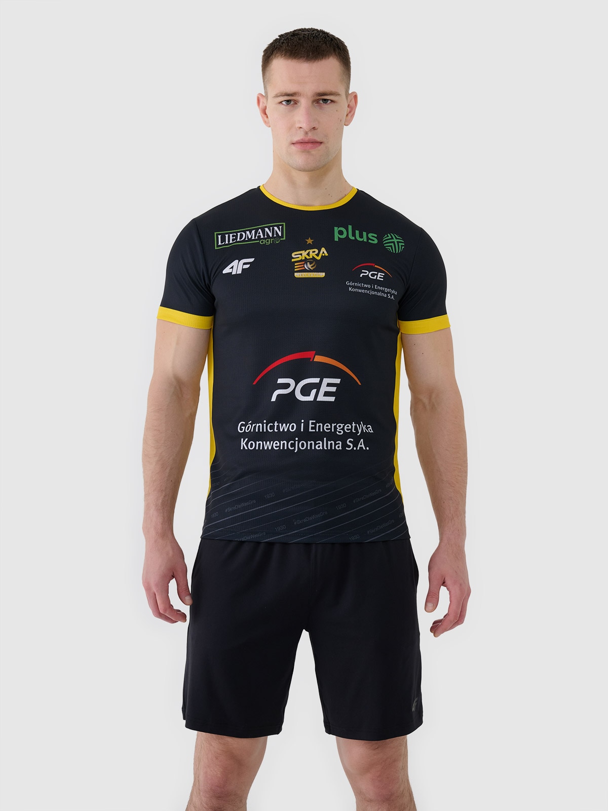 4F Koszulka meczowa replika wyjazdowa z sezonu 2024/25 męska 4F x PGE GiEK Skra Bełchatów - multikolor S