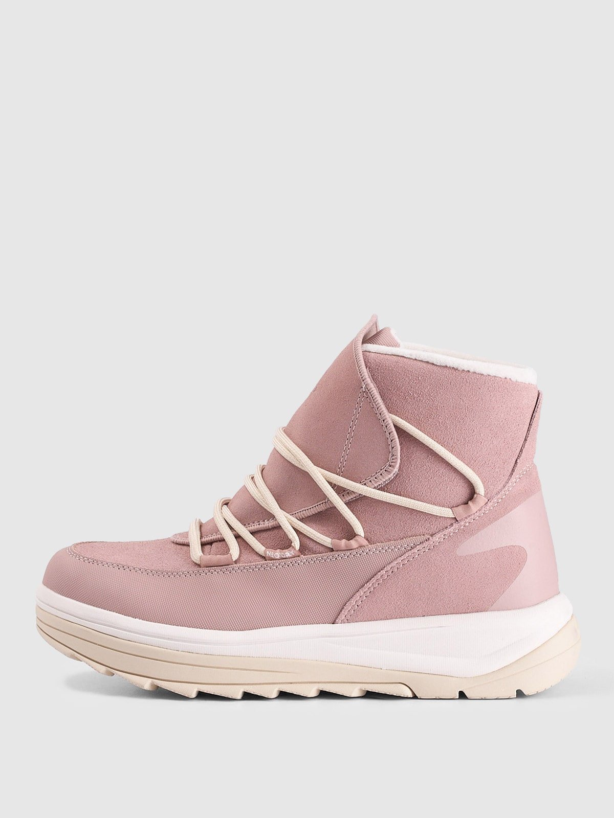 4F Buty zimowe śniegowce SNOWDROP z membraną damskie - różowe 38