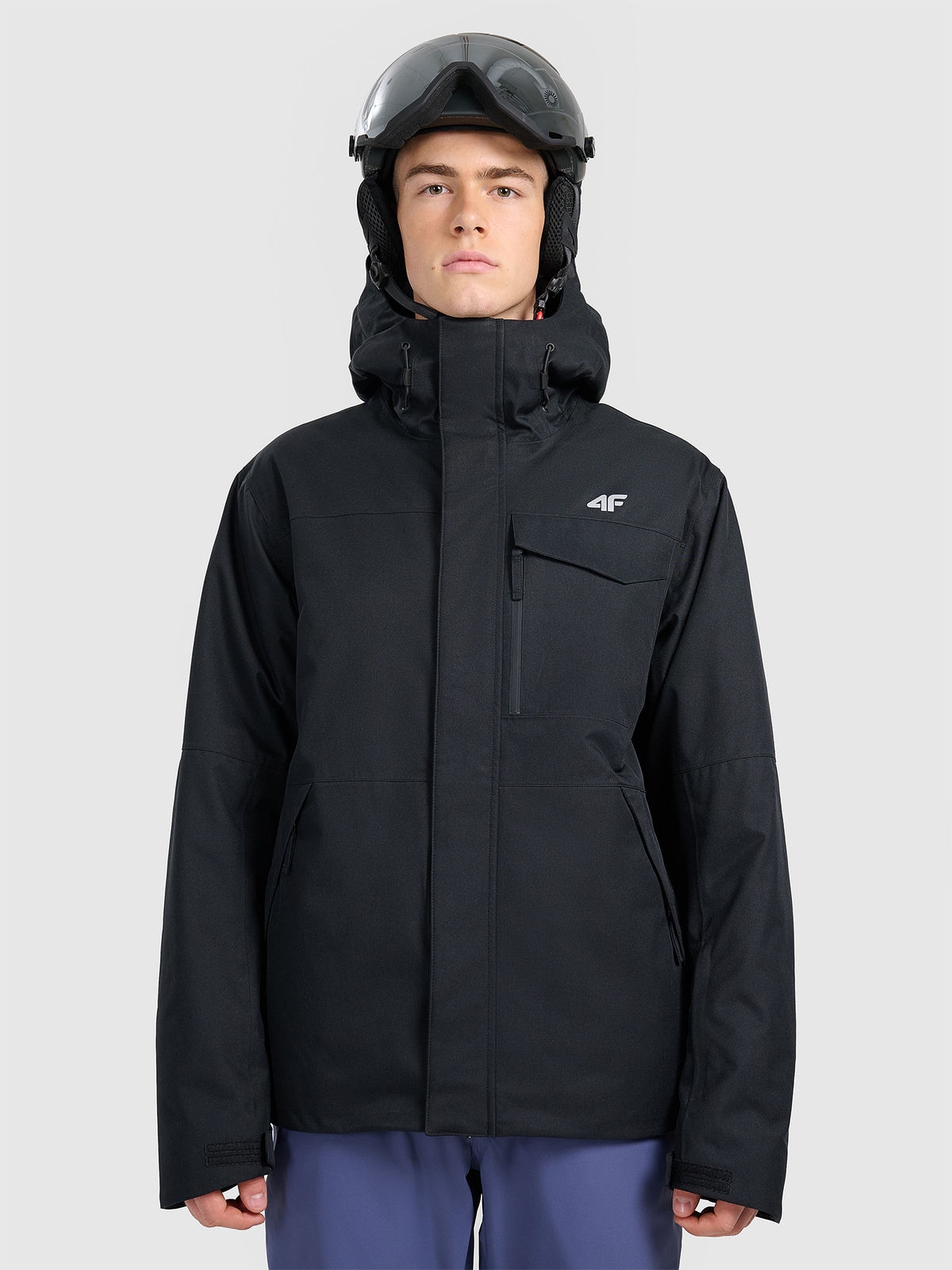 4F Kurtka narciarska membrana 10000 męska - czarna M