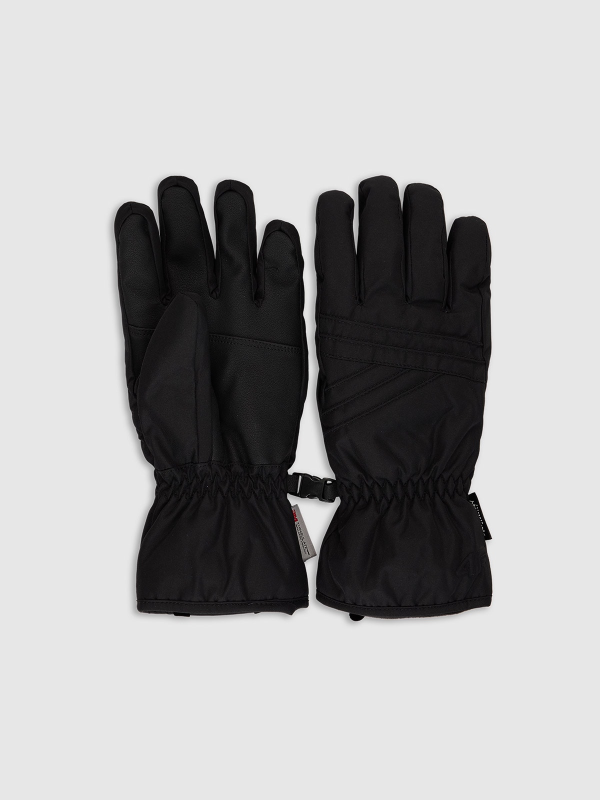 4F Rękawiczki narciarskie Thinsulate membrana 5000 damskie - czarne XL