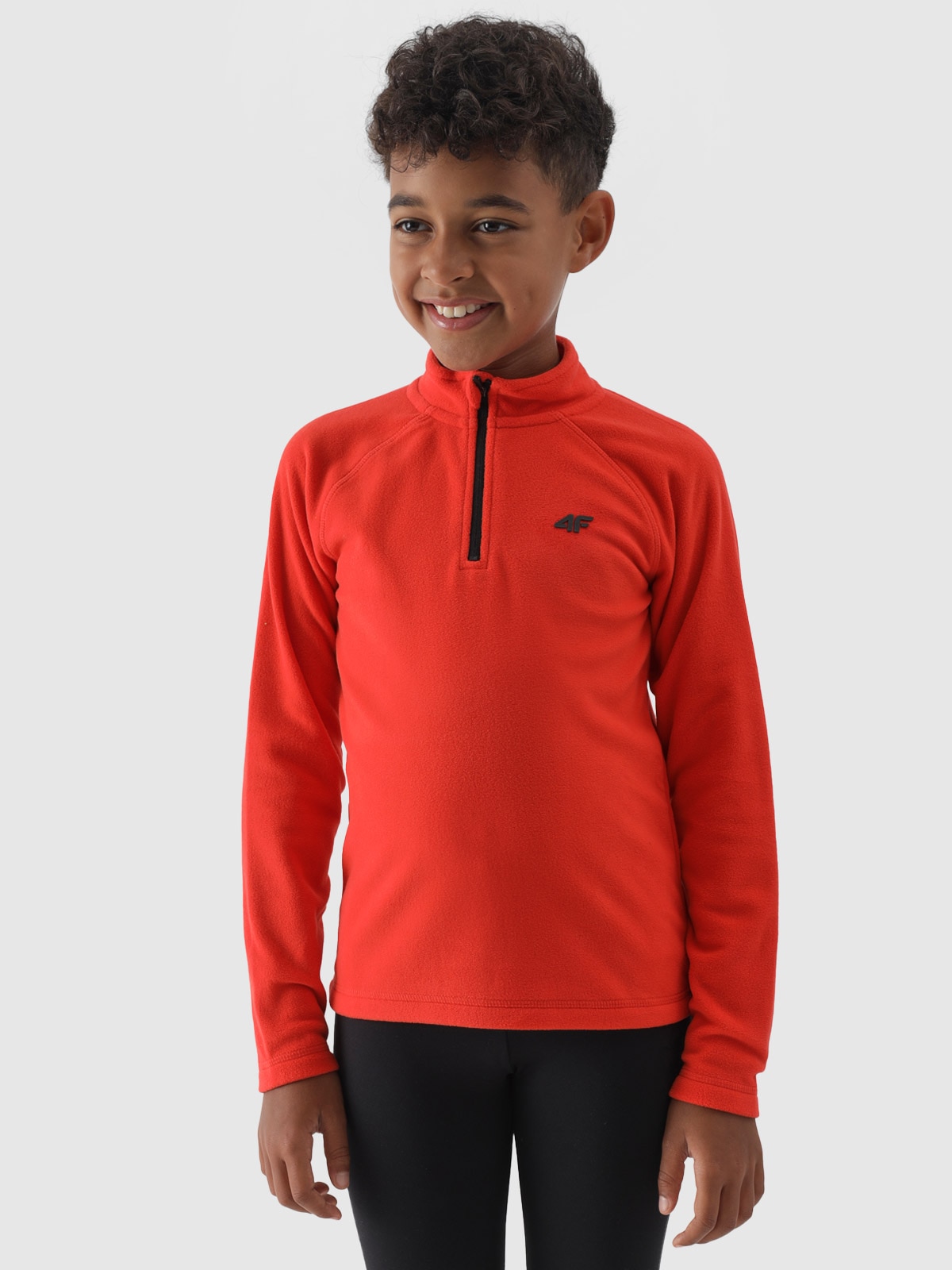 4F Bielizna termiczna polarowa (góra) chłopięca - czerwona 146/152 (10-12 lat)