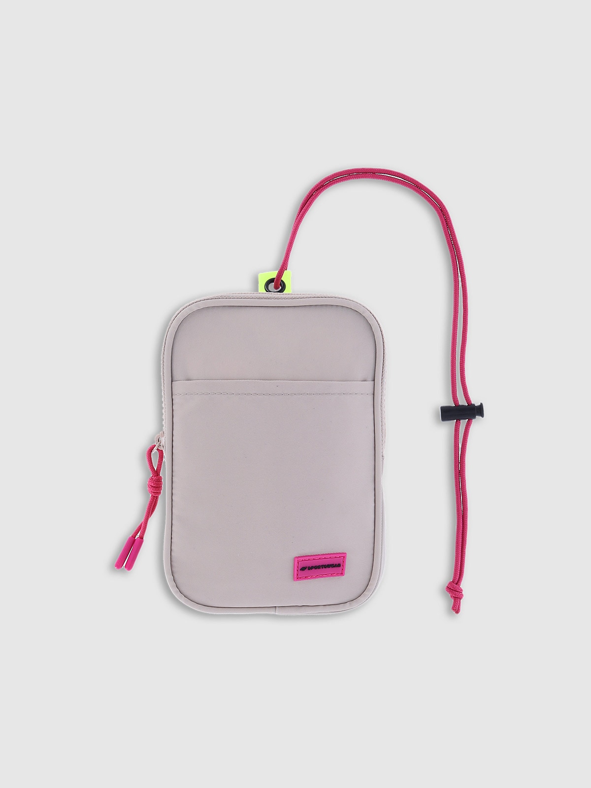 4F Saszetka na szyję dziecięca - beżowa Uniwersalny