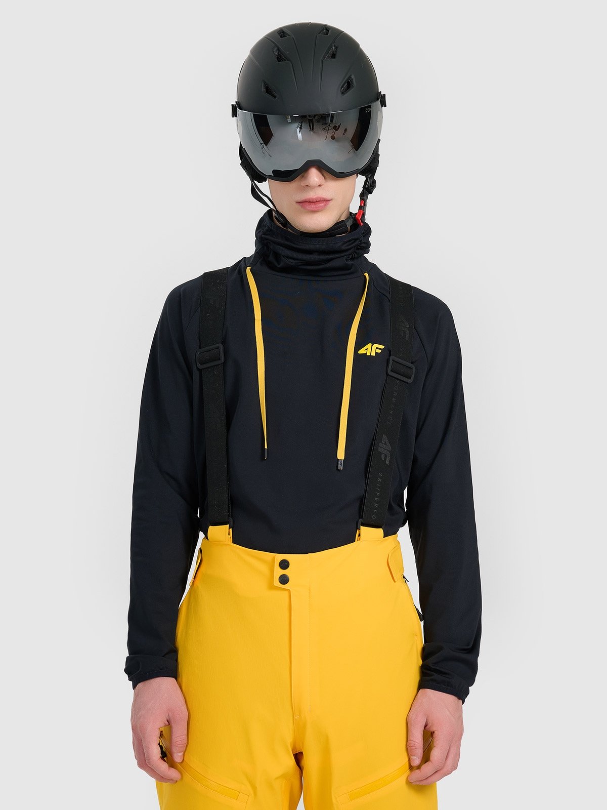 4F Bielizna termiczna ocieplana (góra) męska - czarna S