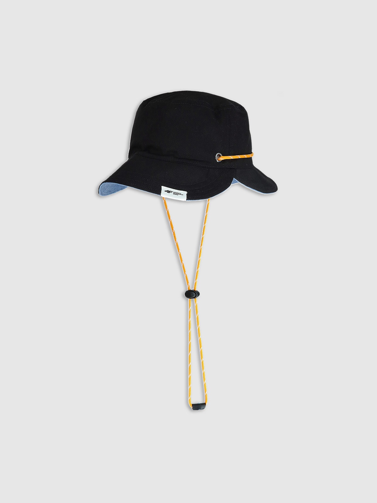 4F Kapelusz dwustronny bucket hat uniseks - niebieski XS/S