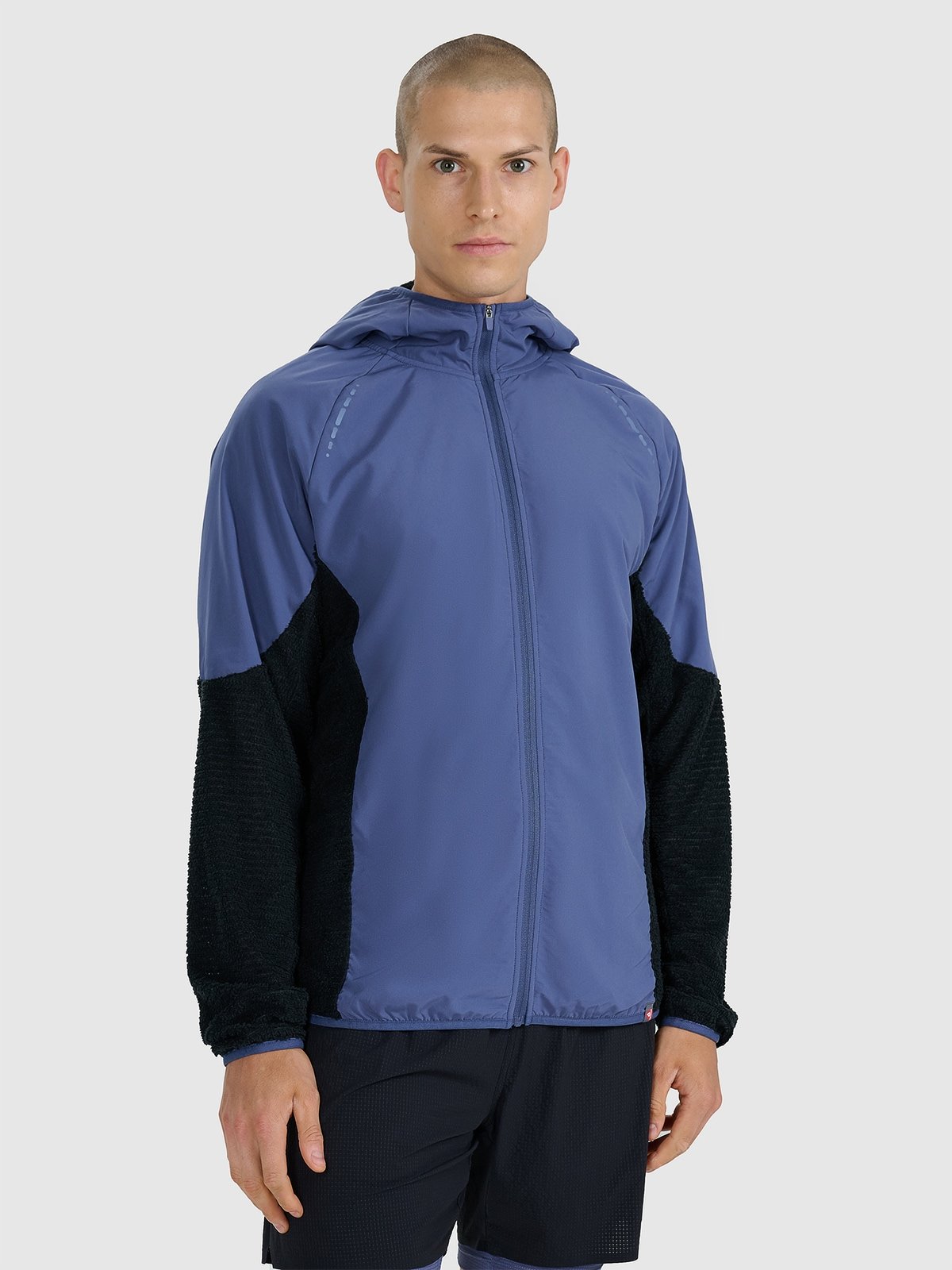 4F Bluza do biegania w terenie Primaloft Active męska - granatowa S