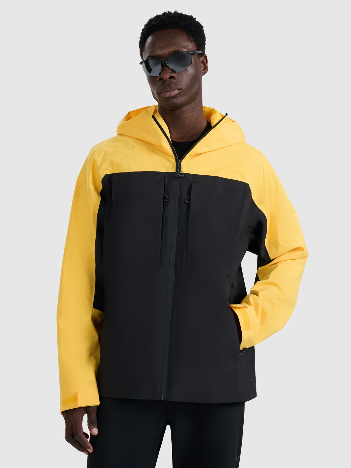 4F Kurtka trekkingowa membrana 10000 męska - żółta L