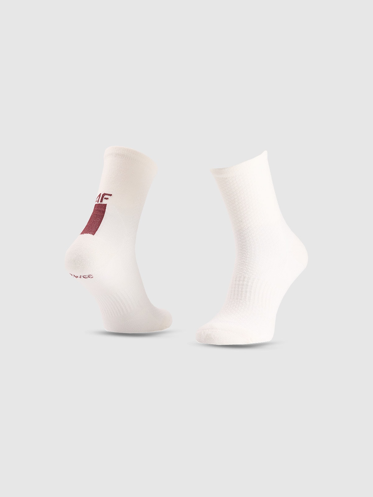 4F Skarpetki trekkingowe za kostkę damskie - białe 39-42