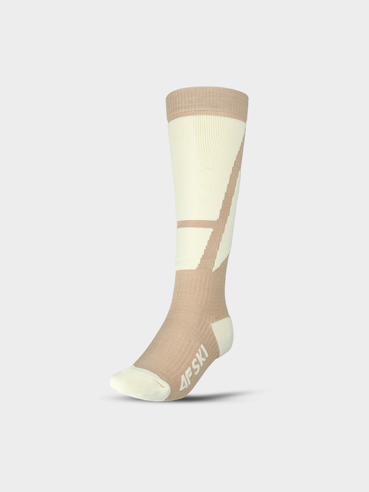 4F Skarpety narciarskie damskie - beżowe 35-38