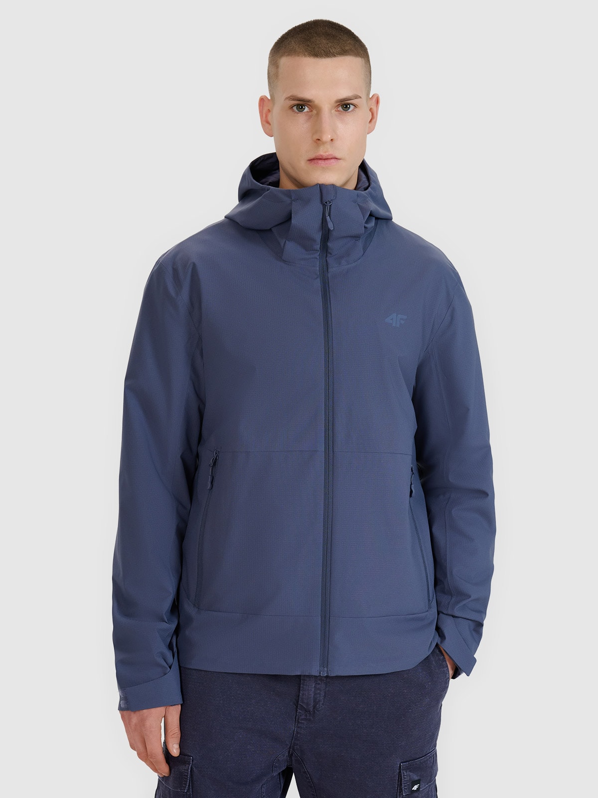 4F Kurtka przejściowa membrana 5000 męska - granatowa S