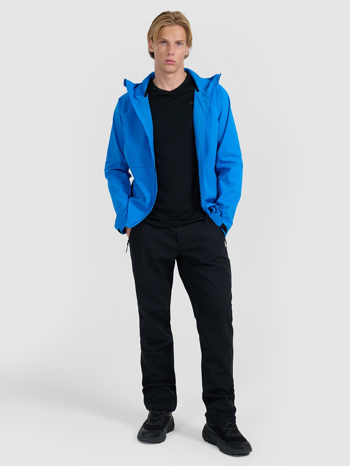 4F Spodnie trekkingowe membrana 10000 męskie - czarne XL